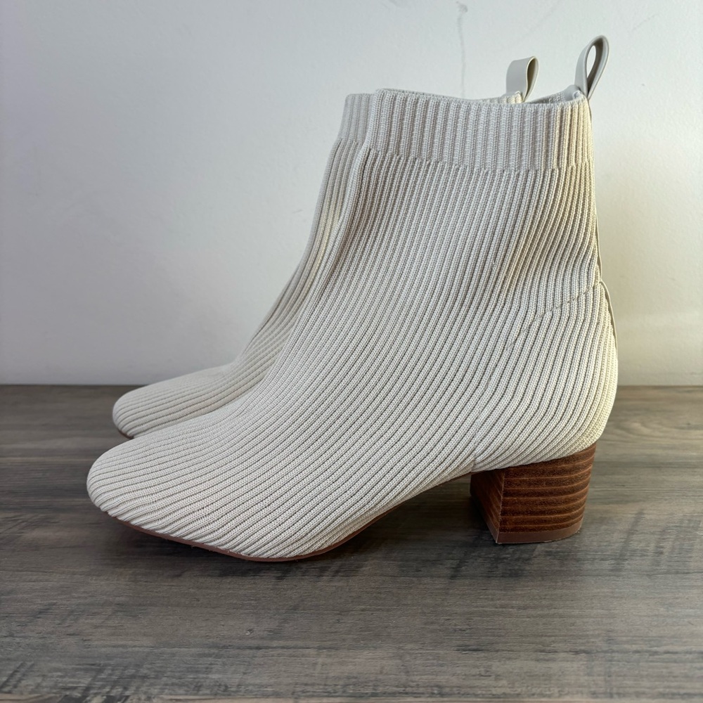 Joie X Revolve Neely Sock Boot Stacked Heel Luxur… - image 6